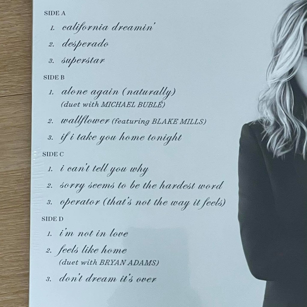 แผ่นเสียง Diana krall อัลบั้ม Wallflower 2lp made in EU แผ่นเสียงใหม่ ซีล
