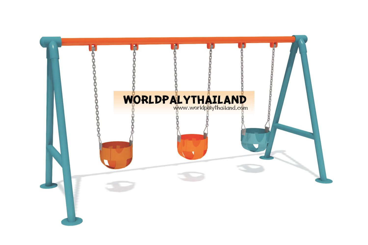 ชิงช้า 3 ที่นั่ง เสาตัว A
