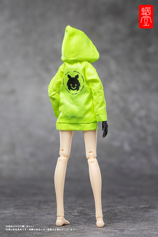 Snail Shell Studio G.N.PROJECT Option Costume Sunechan Hoodie (Fluorescence Yellow Green Ver.) (DOLL ACCESSORY)