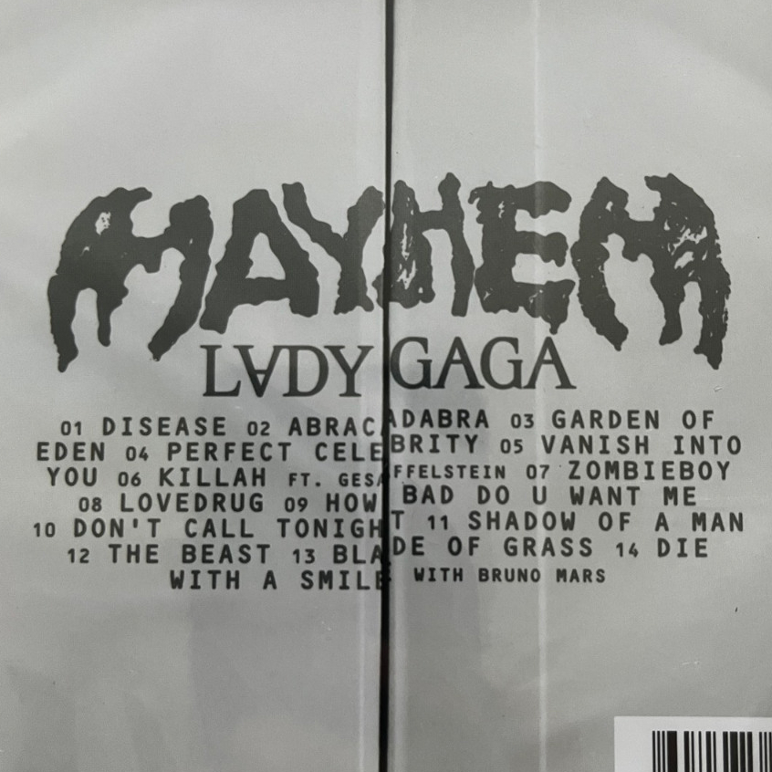CD ซีดีเพลง LADY GAGA / MAYHEM CD,ALBUM ,US มือหนึ่ง ซีล