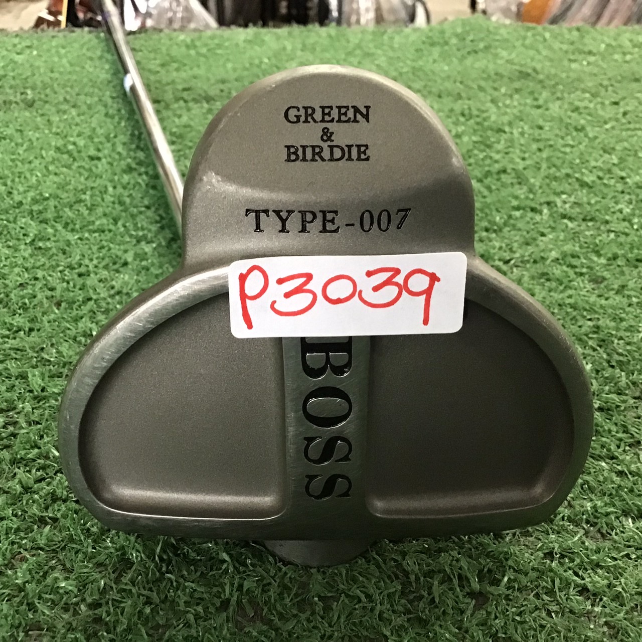 PUTTER BOSS : GREEN & BIRDIE TYPE-007 ก้านเหล็ก