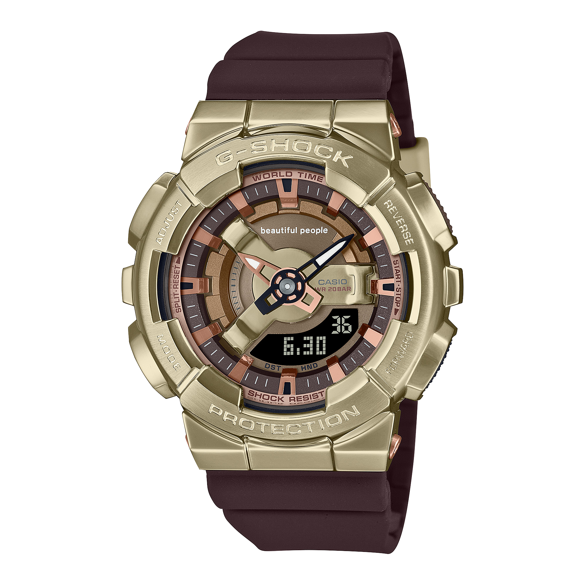 GM-S110BP-5A | อะนาล็อก-ดิจิตอล | ผู้หญิง | G-SHOCK | นาฬิกา | CASIO (รุ่นที่เกิดจากการร่วมมือกับ beautiful people)