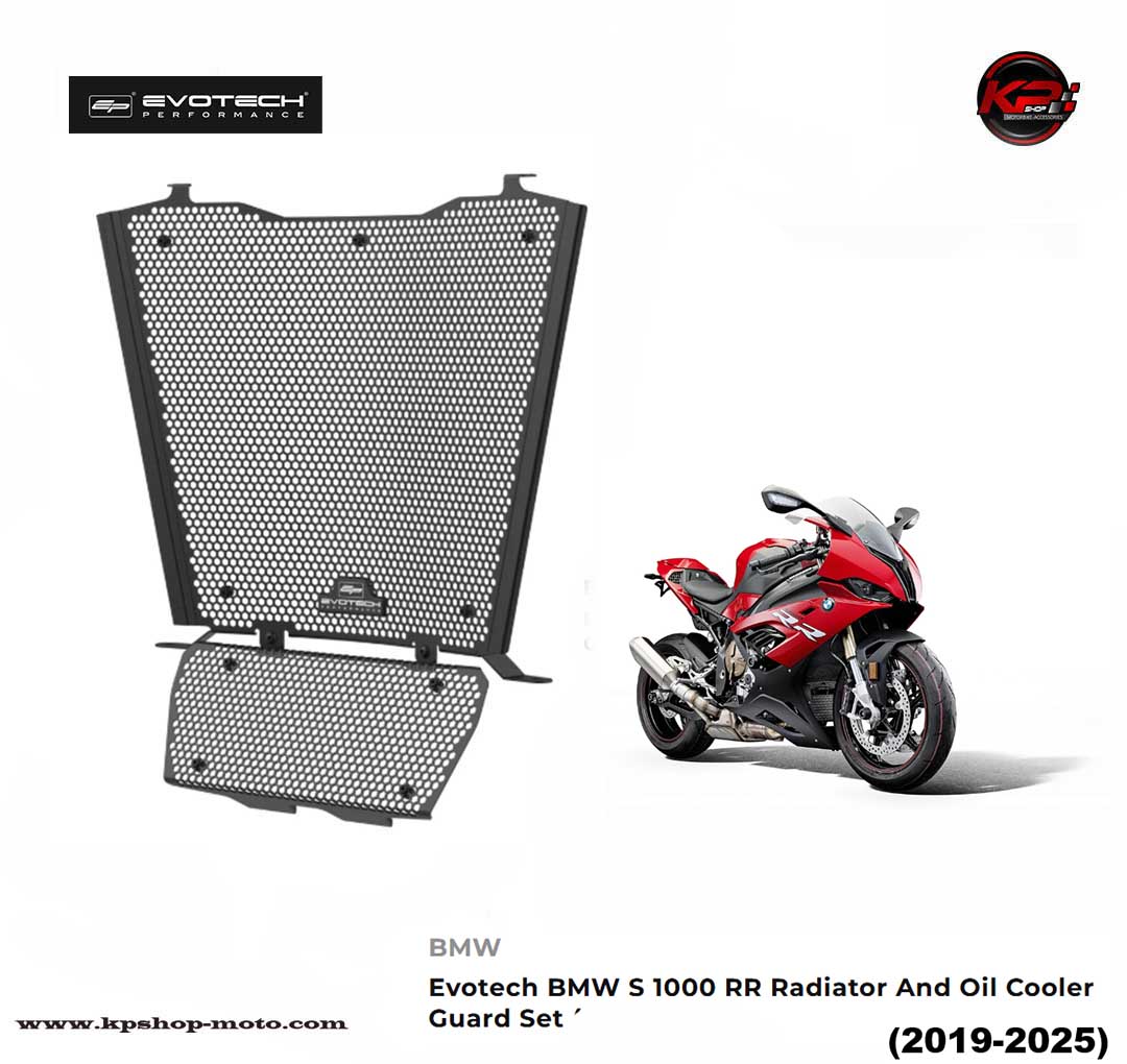 การ์ดหม้อน้ำ & การ์ดออยส์ Evotech BMW S1000RR Radiator And Oil Cooler Guard Set (2019 - 2025)