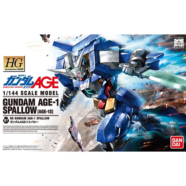 1062883 BANDAI SPIRITS GUNDAM AGE HG 1/144 GUNDAM AGE-1 SPALLOW