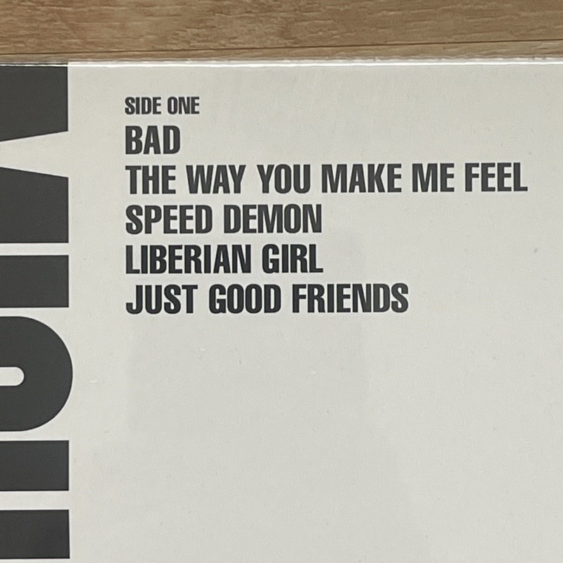 แผ่นเสียง Michael Jackson – Bad ,Vinyl, LP, Album, Reissue, 180g,EU มือหนึ่ง ซีล