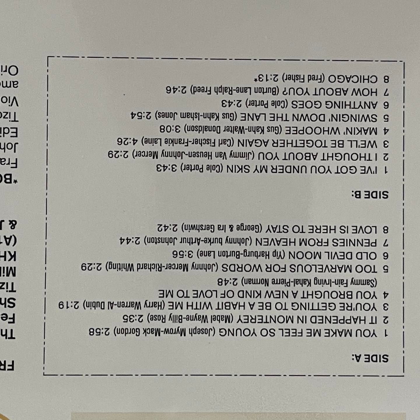 แผ่นเสียง Sinatra – Songs For Swingin' Lovers **Limited Edition, Reissue, Orange Vinyl แผ่นเสียงใหม่ ซีล