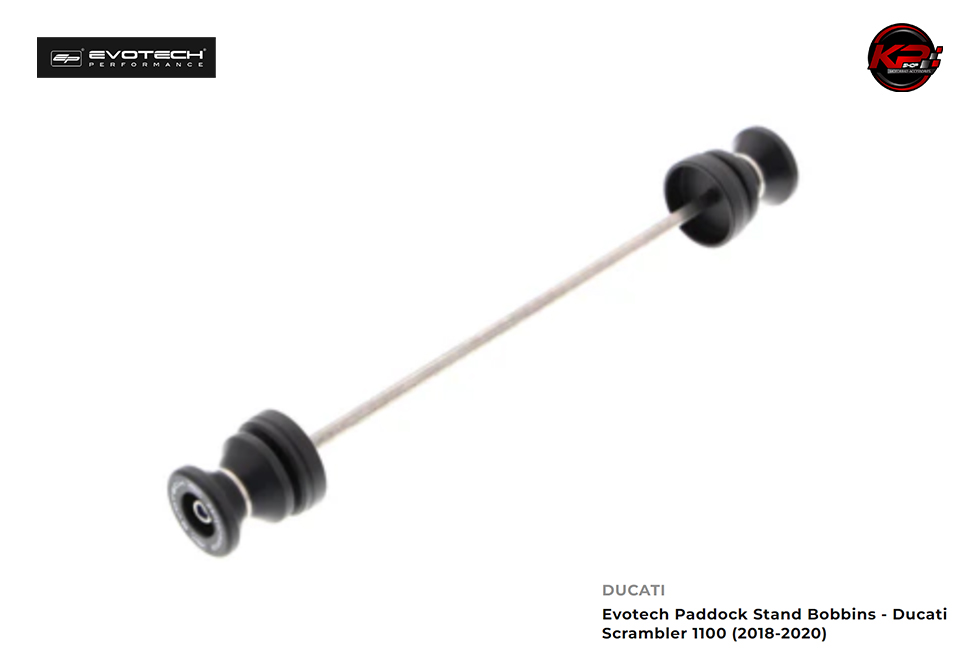กันล้มหลังแบบยกสแตนด์ Evotech Paddock Stand Bobbins - Ducati Scrambler 1100 (2018-2020)