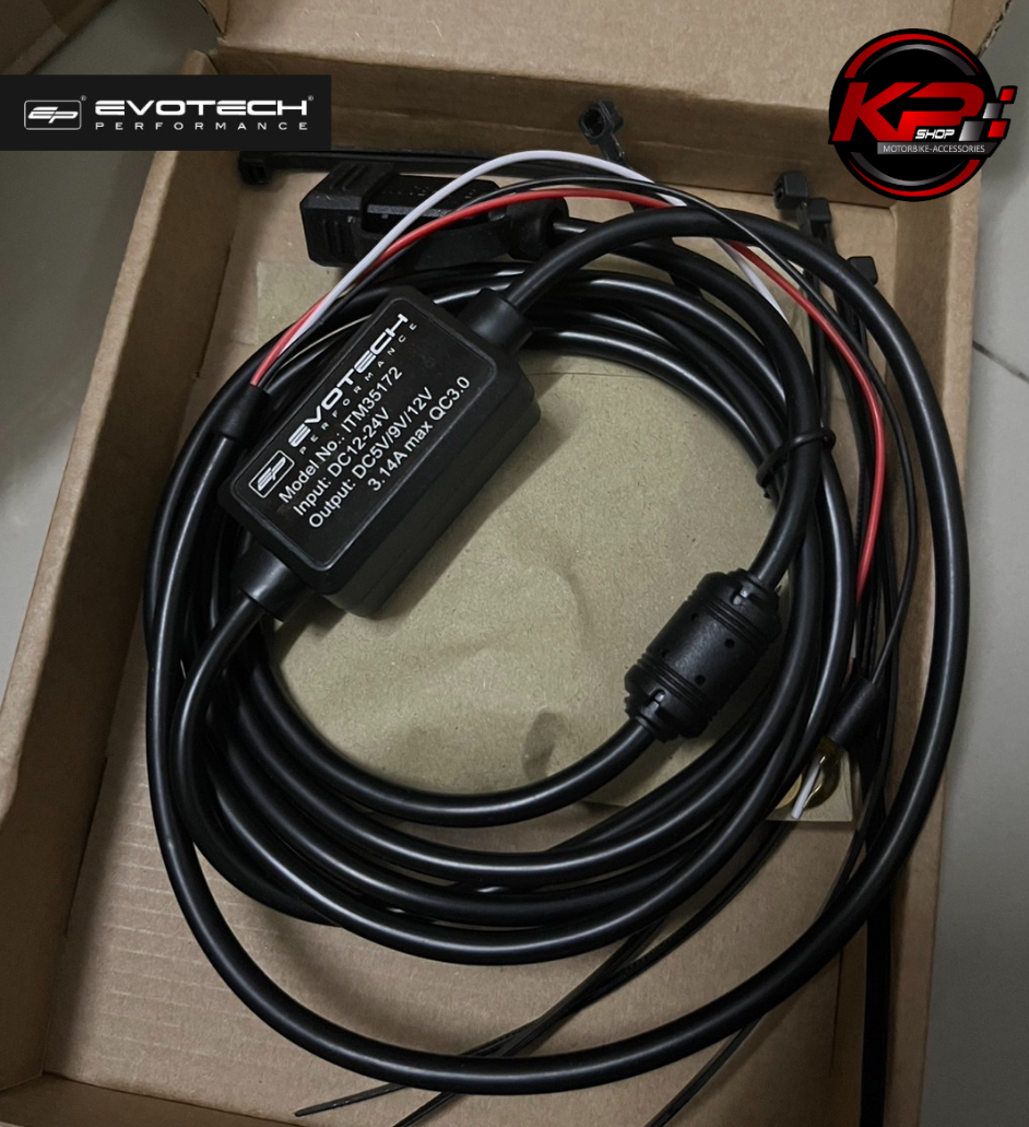 สายชาร์จ USB CHARGER Evotech Motorcycle USB-C Charger - BMW R 12 nineT (2024+)