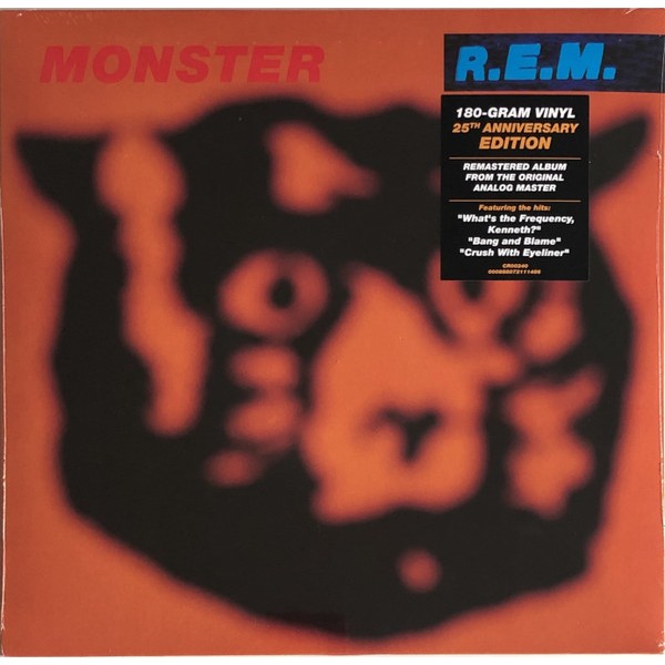 แผ่นเสียง R.E.M. - Monster ,Black Vinyl, LP, Album, Reissue, Remastered, 180g มือหนึ่ง ซีล
