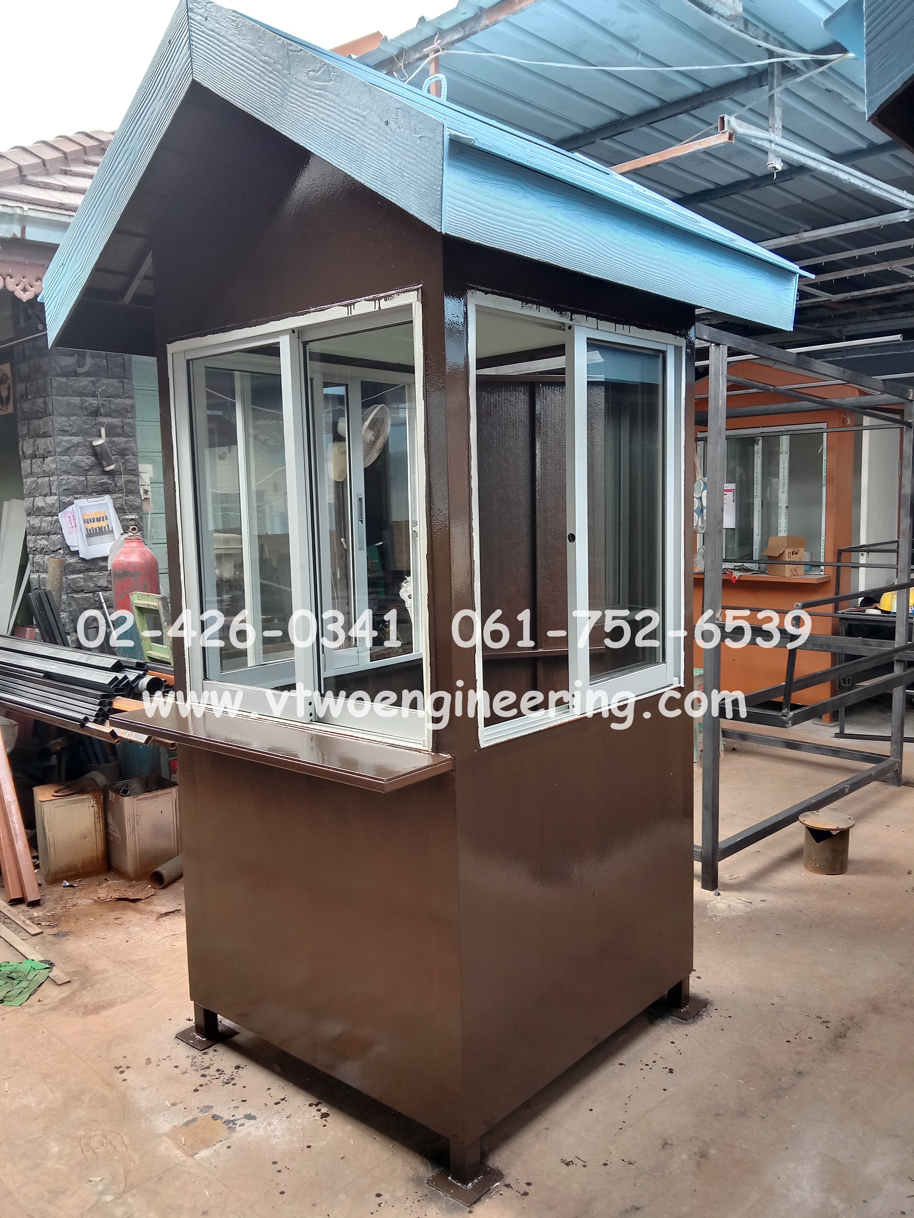 ป้อมยามสำเร็จรูป ป้อมยาม ตู้ยาม ป้อมรปภ. VT00053