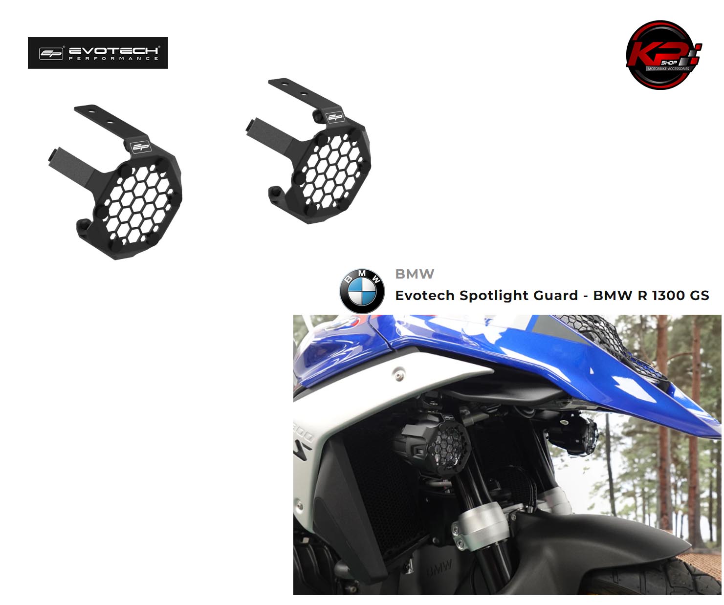 การ์ดสปอตไลท์ EVOTECH FOR BMW R1300 GS 2024+