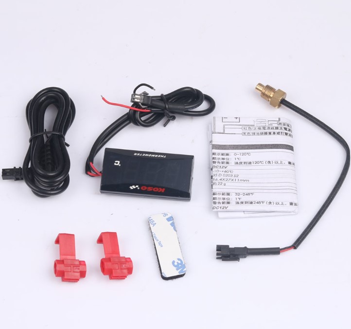 ตัววัดอุณหภูมิ สำหรับ มอเตอร์ไซค์/รถยนต์