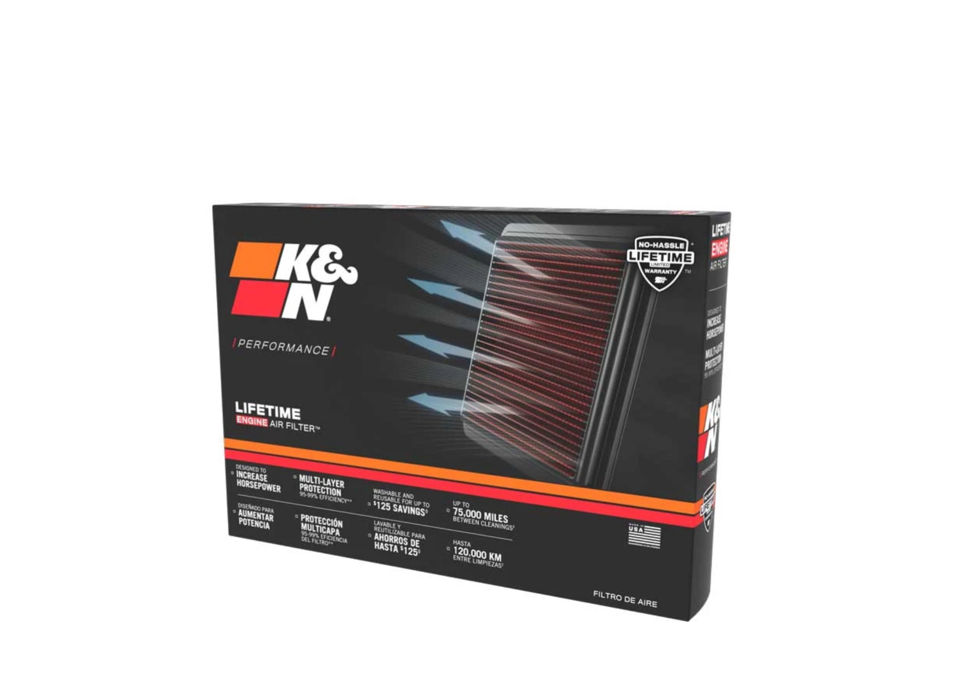 กรองอากาศ K&N FOR YAMAHA R6 (YA 6008)