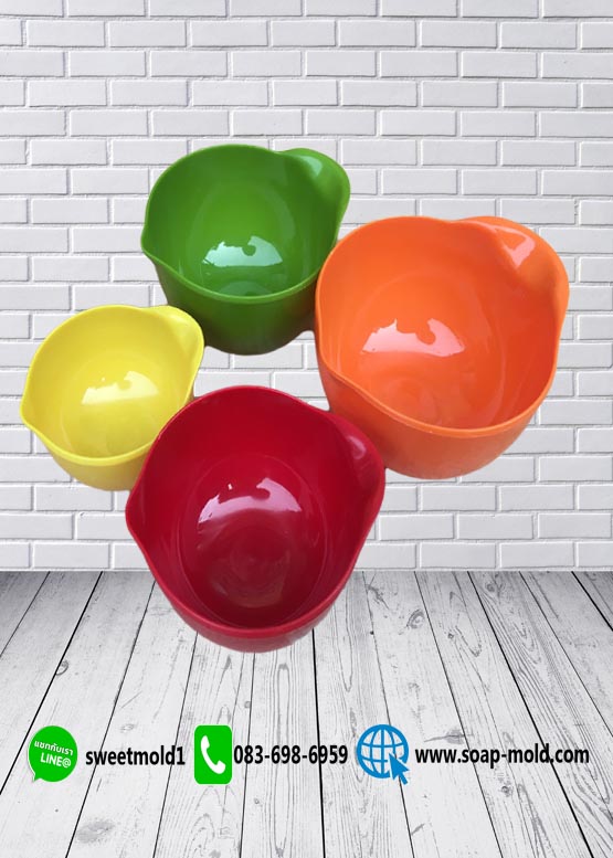 ถ้วยตวงพลาสติกเซต4ชิ้น (แบบหนา) รหัสสินค้า: 007673