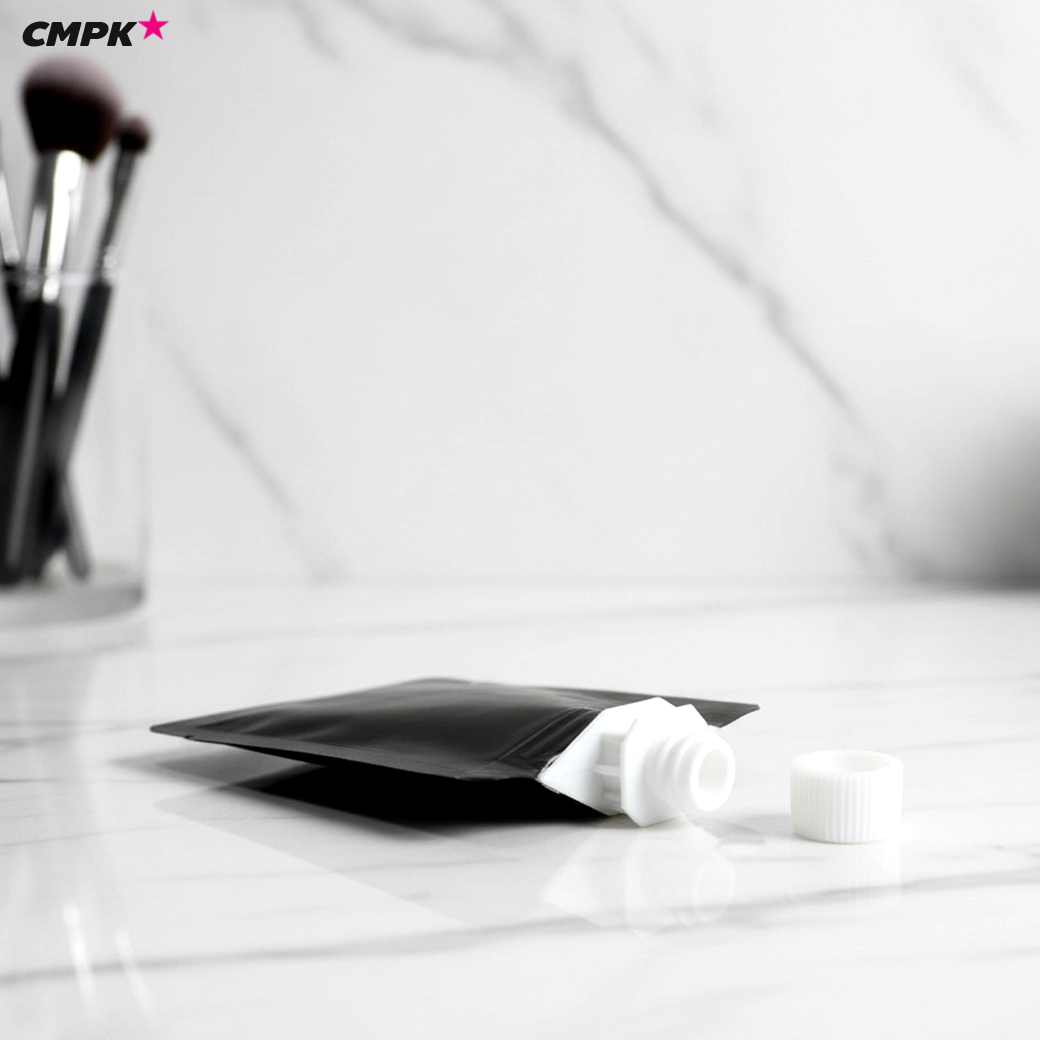 ซองเทสเตอร์ ฟอยล์ติดจุก ทึบแสง ขนาด 5 mL (แพ็ค 100 ใบ พร้อมฝา Mini 0.5 ซม.)