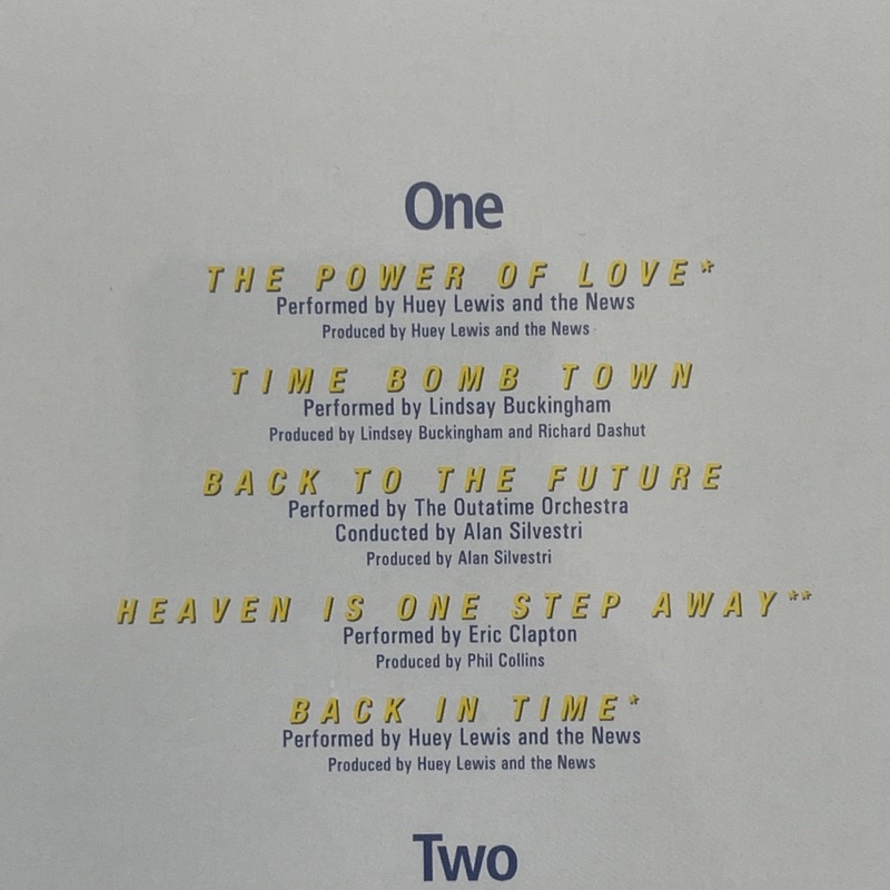 แผ่นเสียง Various - Back To The Future ,Vinyl, LP, Album, Compilation, แผ่นเสียงมือหนึ่ง ซีล