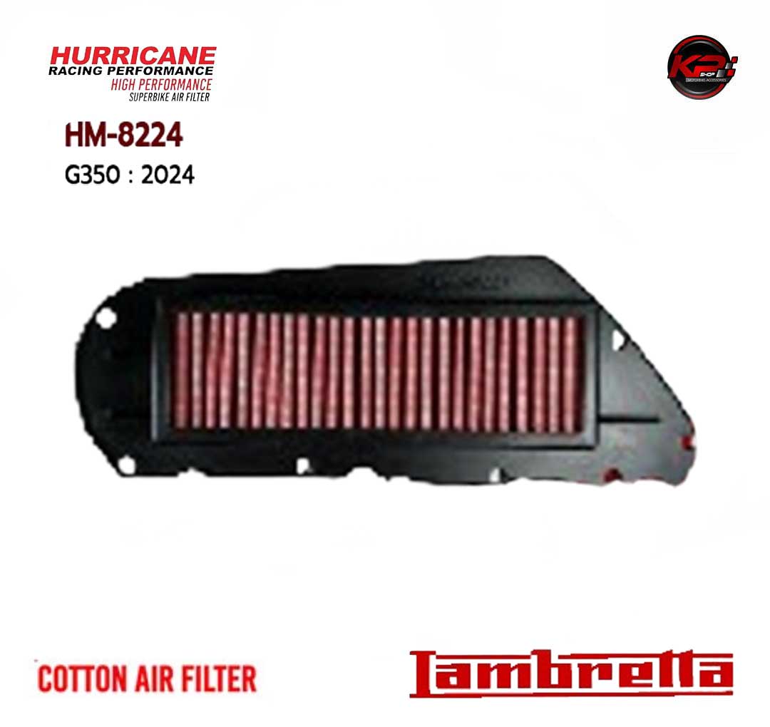 กรองอากาศ HURRICANE FOR LAMBRETTA G350 (COTTON) HM8224