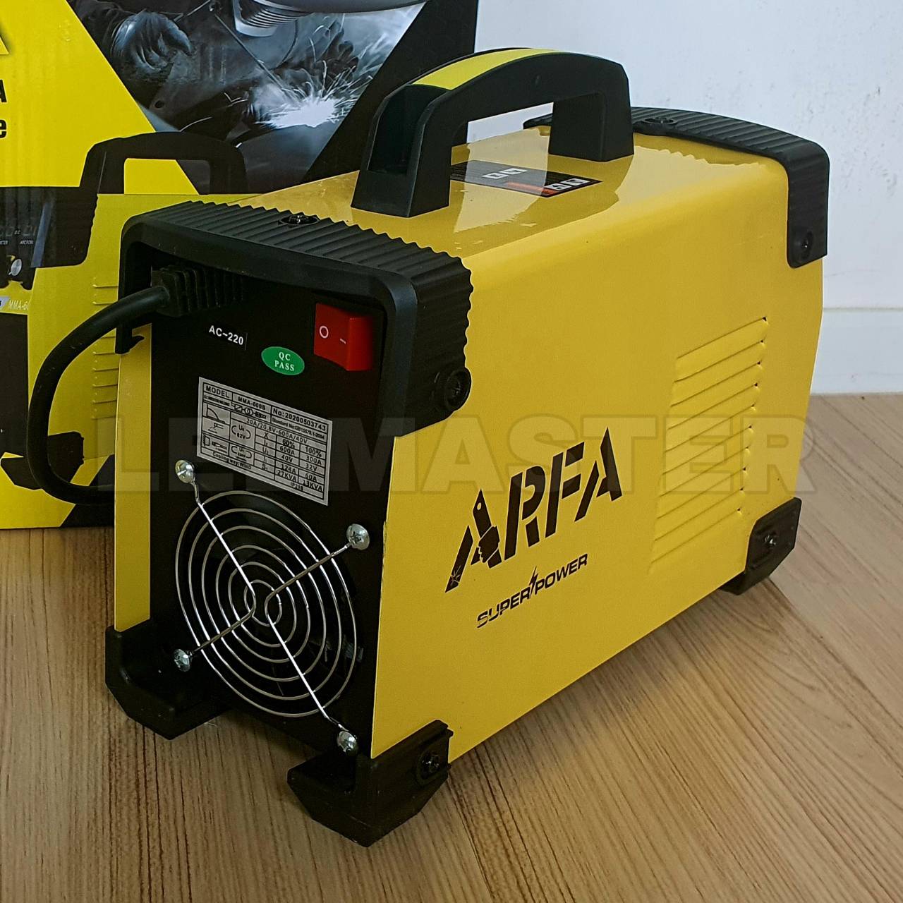 ตู้เชื่อมอินเวอร์เตอร์ MMA-600 แอมป์ AFRA รุ่น 3 ปุ่มปรับ พร้อมอุปกรณ์ครบชุด / เครื่องเชื่อมอินเวอร์เตอร์ เครื่องเชื่อมไฟฟ้า inverter ตู้เชื่อมไฟฟ้าอินเวอร์เตอร์