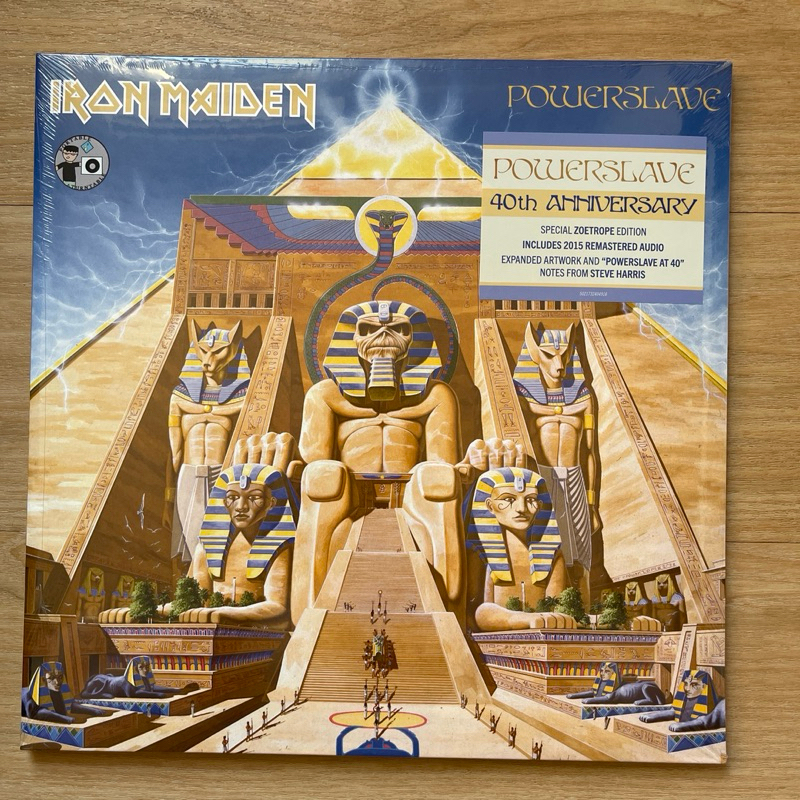 แผ่นเสียง Iron Maiden- Powerslave ,Vinyl, LP, Album, Picture Disc, Special Edition, Zoetrope, 40th มือหนึ่ง ซีล