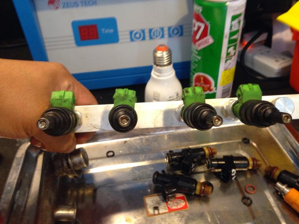 บริการ ทดสอบ-ล้าง-ซ่อม หัวฉีดเบนซิน ตัน รั่ว เสีย