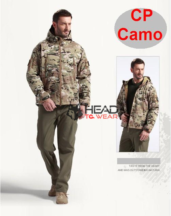 เสื้อแจ็คเก็ต Tactical กันน้ำ : ลายพราง Multi (CP) รหัส JT006