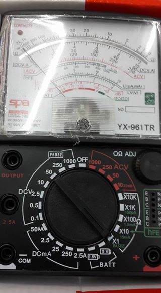 ขาย มัลติมิเตอร์ SPA ยี่ห้อ SPA รุ่นYX-961TR รุ่น YX961TR ราคา ตัวละ บาท