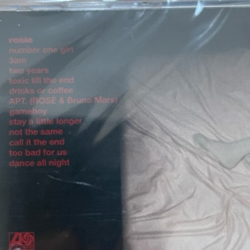 CD ซีดีเพลง ROSE ROSÉ rosie 1st Studio Album Jewel Version Sealed มือหนึ่ง ซีล