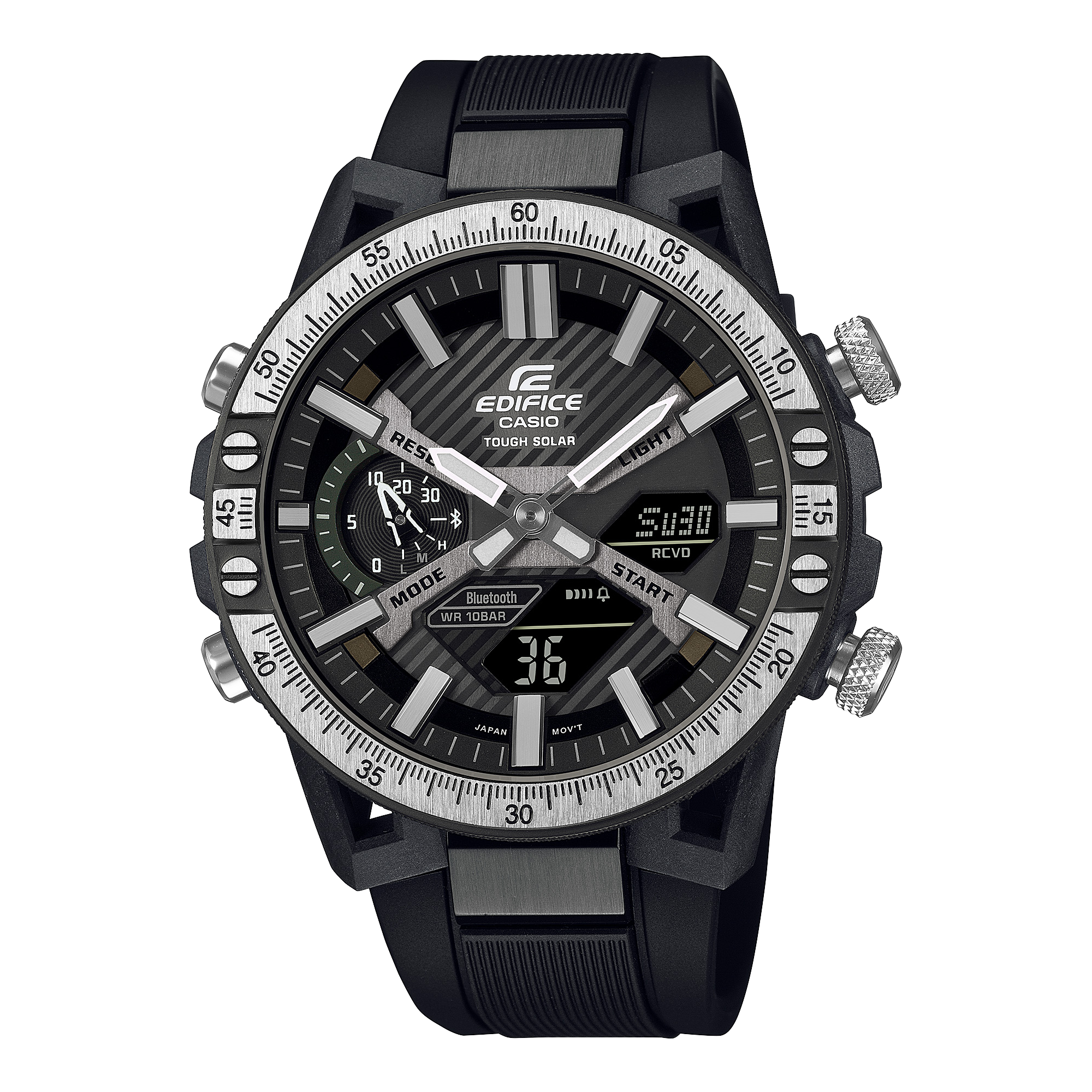 ECB-2000TP-1A | EDIFICE SOSPENSIONE | นาฬิกา | CASIO (ซีรีส์ที่ได้รับแรงบันดาลใจในการออกแบบจากชุดเครื่องมือยานยนต์)