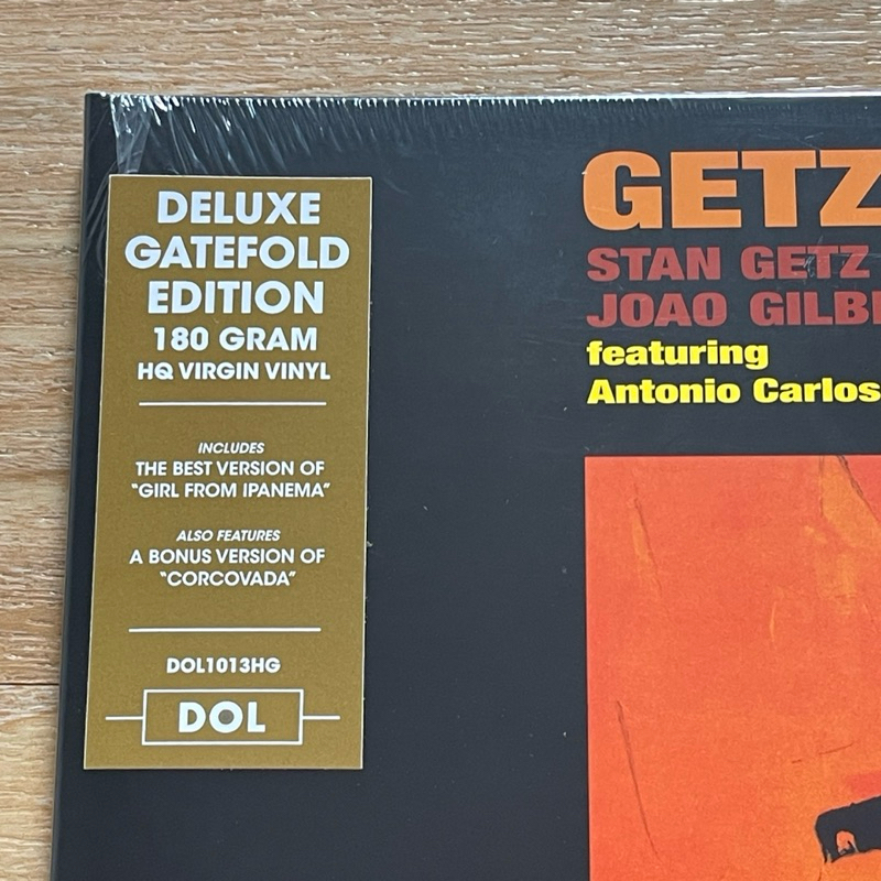 แผ่นเสียง Stan Getz - Getz / Gilberto , Vinyl, LP, Album, Reissue, Stereo, 180g Gatefold มือหนึ่ง ซีล