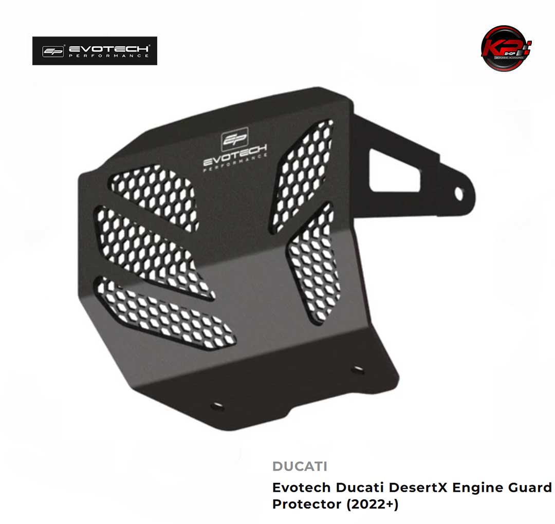 การ์ดเครื่อง Evotech Ducati DesertX Engine Guard Protector (2022+)