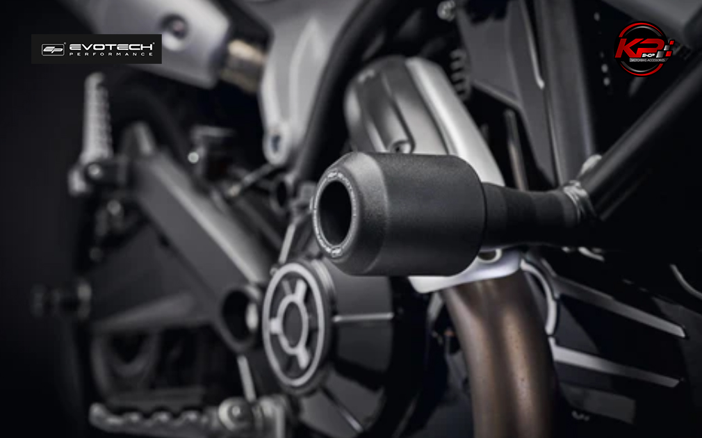 กันล้มกลาง Evotech Ducati Scrambler 1100 Crash Protection Bobbins (2018-2020)