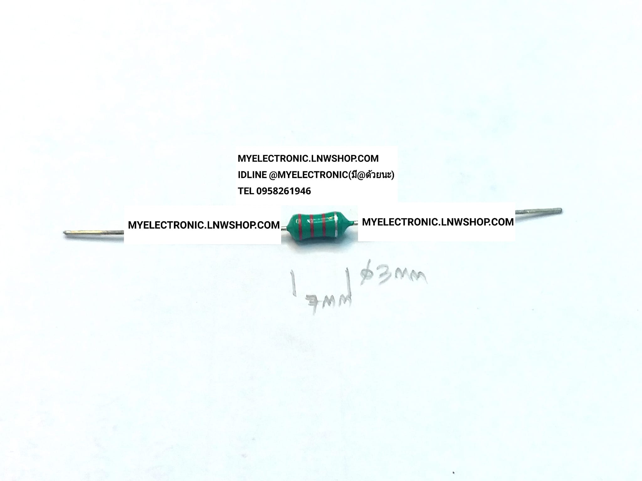 ขาย 2.2MH พิกกิ้งคอยล์ ตัวเหนี่ยวนำ คอยล์ COIL L2.2MH แถบสี แดง แดง แดง เงิน ทรงเหมือนตัวต้านทาน ทรงเหมือนตัวR ราคา ตัวละ . . . . . หน่วย บาท