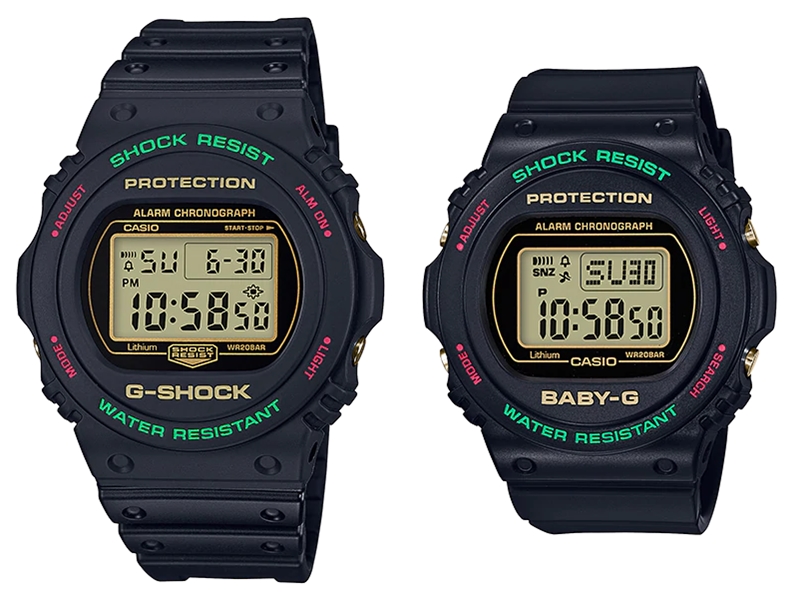 นาฬิกาคู่รัก DW-5700TH-1 & BGD-570TH-1