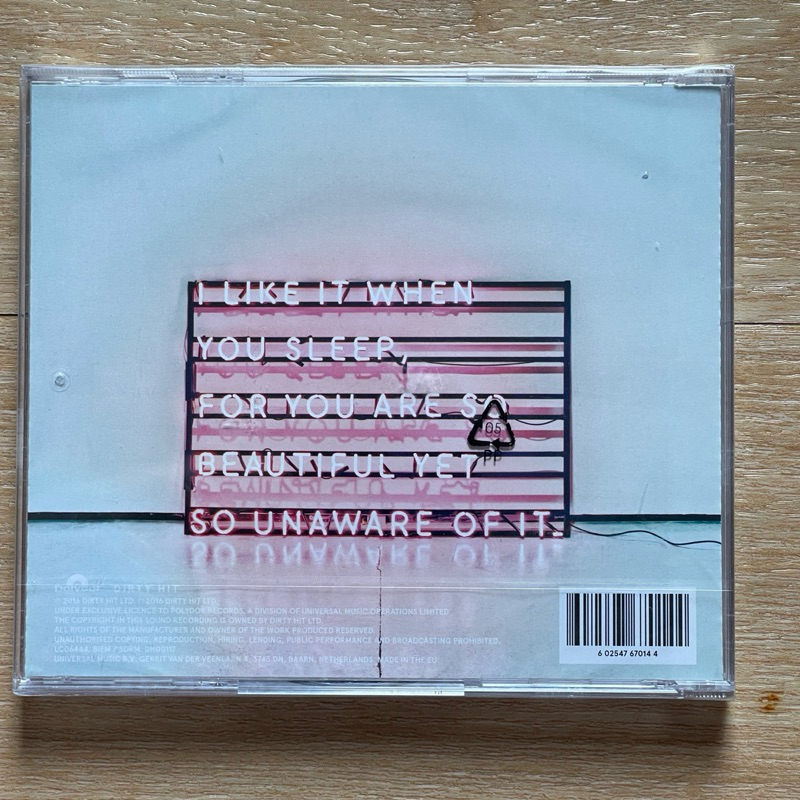 CD ซีดีเพลง The 1975 – I Like It When You Sleep... CD, Album , มือหนึ่ง ซีล