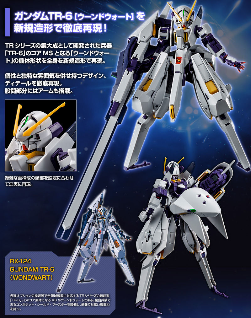 HGUC 1/144 RX-124 GUNDAM TR-6 (WOUNDWORT)