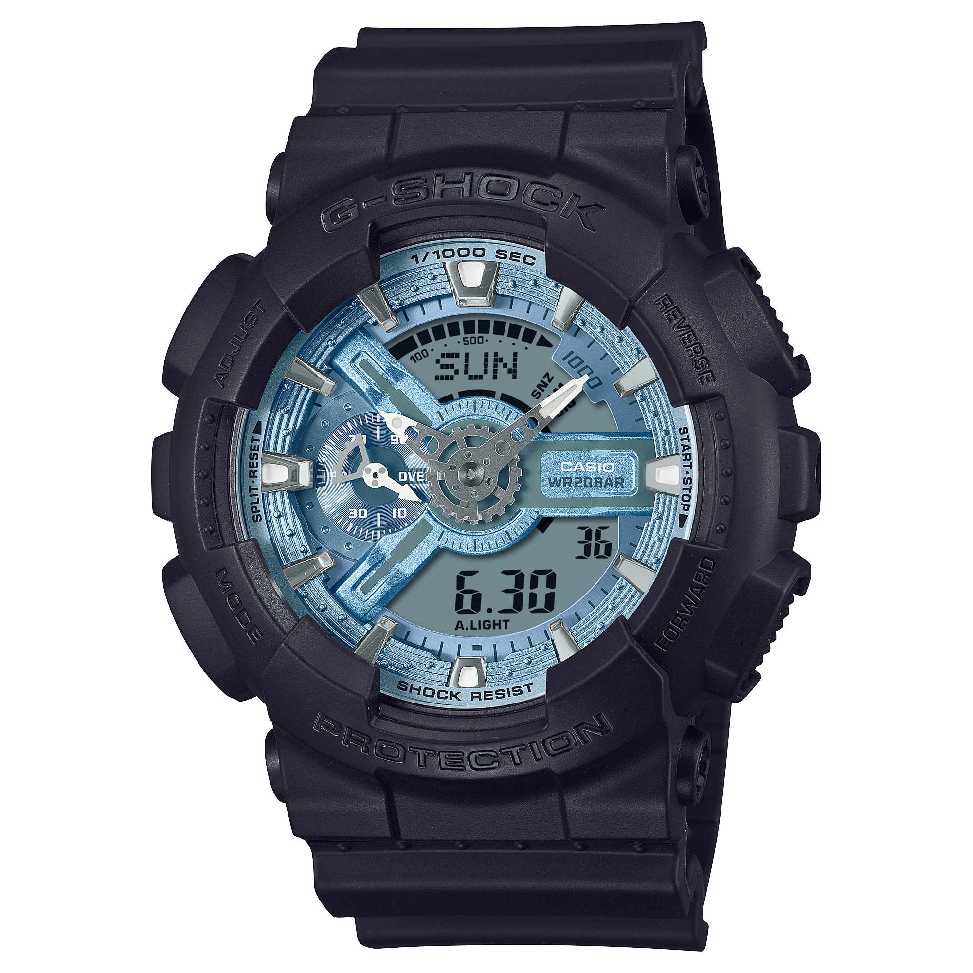 GA-110CD-1A2 | อะนาล็อก-ดิจิตอลมาตรฐาน | ซีรีส์ 110 | G-SHOCK | นาฬิกา | CASIO