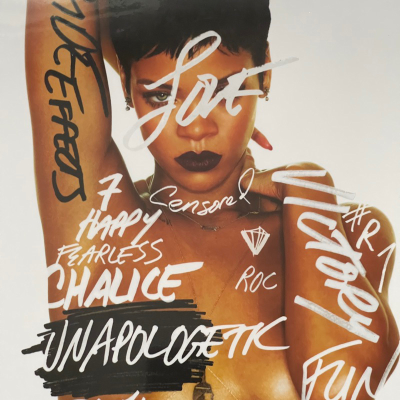 แผ่นเสียง Rihana Unapologetic , 2 x Vinyl, LP, Album, Reissue, Repress, 180 gram มือหนึ่ง ซีล