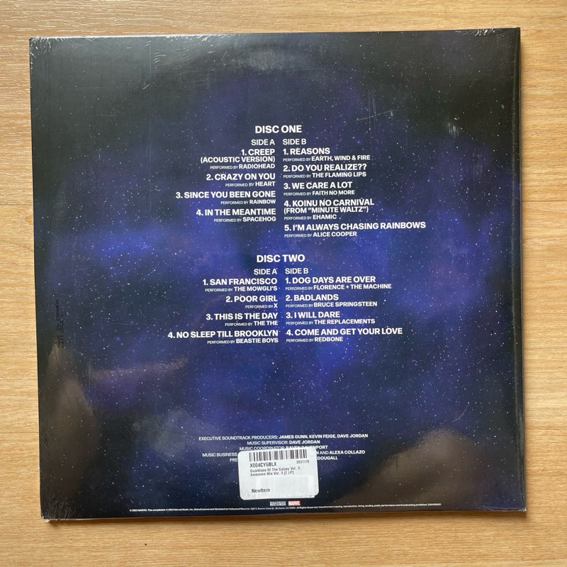 แผ่นเสียง Guardians Of The Galaxy Vol. 3, ** Vinyl, LP, Purple - Blue , US Canada มือหนึ่ง ซีล