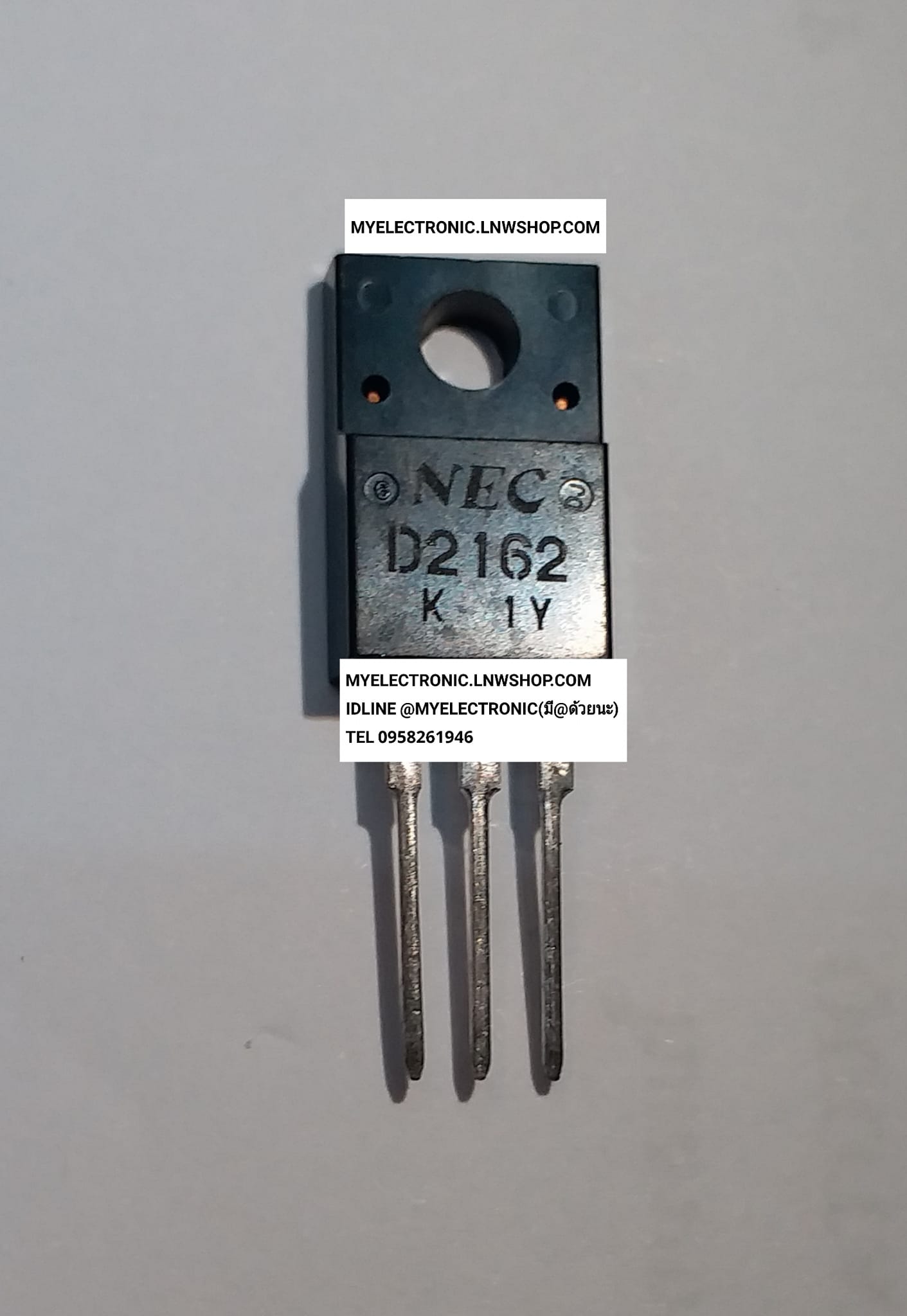 ขาย 2SD2162 ตัวถัง TO-220F ยี่ห้อ NEC 2S D2162 ทรานซิสเตอร์ TRANSISTOR ราคา ตัวละ . . . . หน่วย บาท