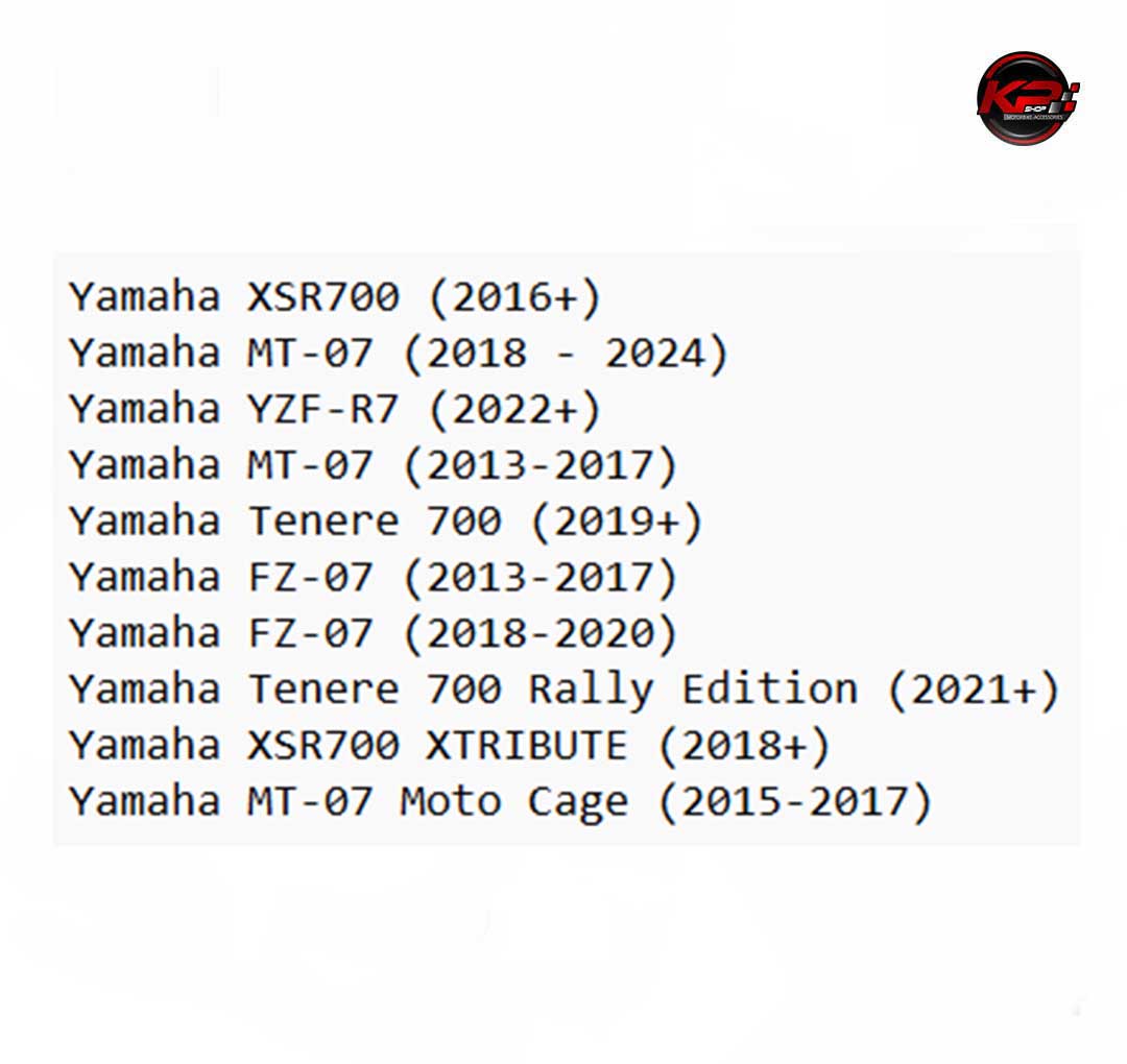กันล้มหลัง พร้อมสปูนในตัว Evotech Paddock Stand Bobbins - Yamaha YZF-R7 (2022+)