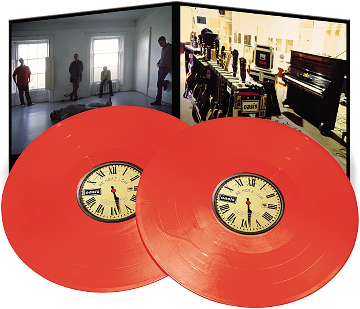 แผ่นเสียง Oasis Be Here Now 2 × Vinyl, LP, Limited Edition, Reissue, Remastered, Red มือหนึ่ง ซีล