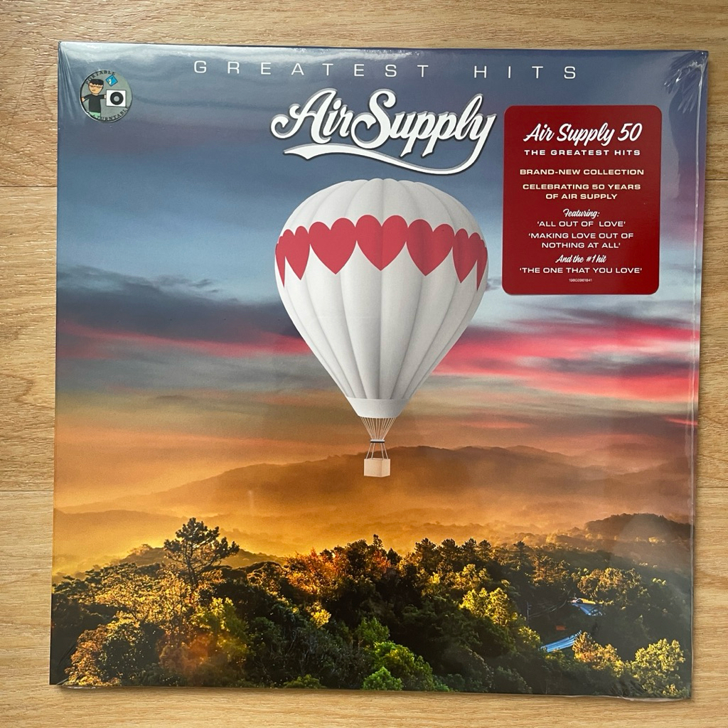 แผ่นเสียง Air Supply – Greatest Hits Vinyl, LP, Compilation,Black EU มือหนึ่ง ซีล
