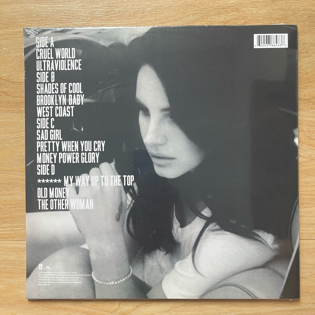 แผ่นเสียง Lana Del Rey Ultraviolence ,2 x Vinyl, LP, Album, Reissue มือหนึ่ง ซีล