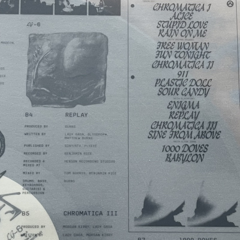 แผ่นเสียง Lady Gaga – Chromatica , LP, Album, Limited Edition, Silver แผ่นเสียงมือหนึ่ง ซีล