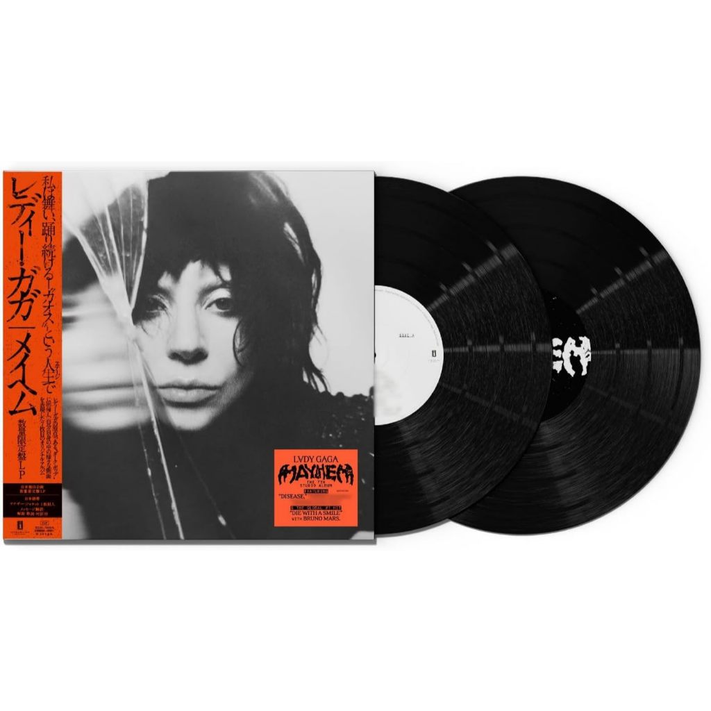 แผ่นเสียง Lady GAgA Mayhem ,japanese Obi Vinyl,2 LP, poster,Single Sided, Etched , มือหนึ่ง