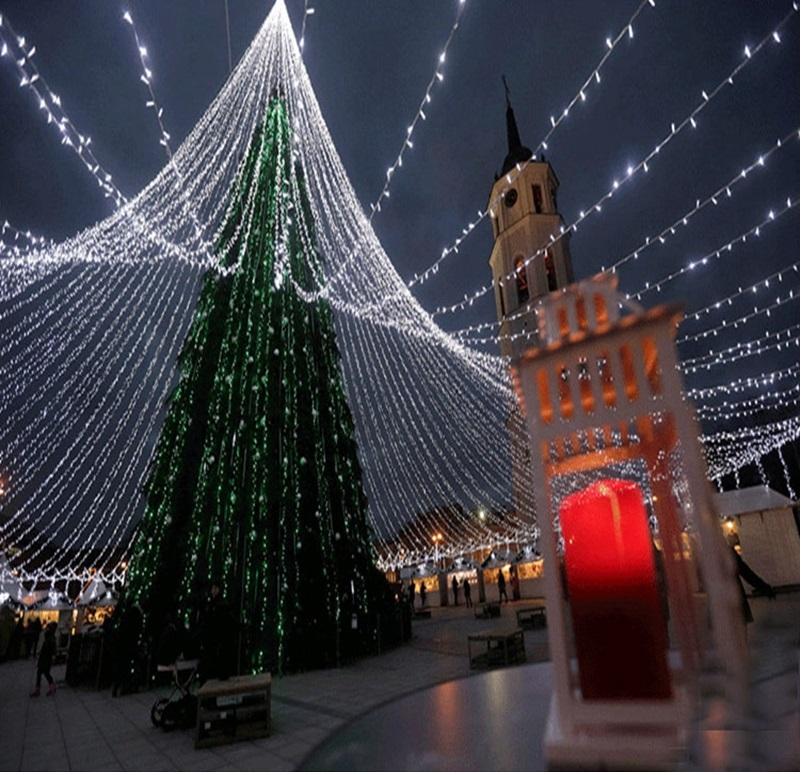 ราคาส่ง ไฟเส้นประดับตกแต่ง ไฟคริสมาส เเสงไวท์ ยาวพิเศษ 100 เมตร 1000LED ไฟตกแต่งห้อง อาคารบ้านเรือน โรงแรม รีสอร์ท สวน ต้นไม้ รุ่น เเสง white เเบบไฟนิ่ง จำนวน 1 ชิ้น