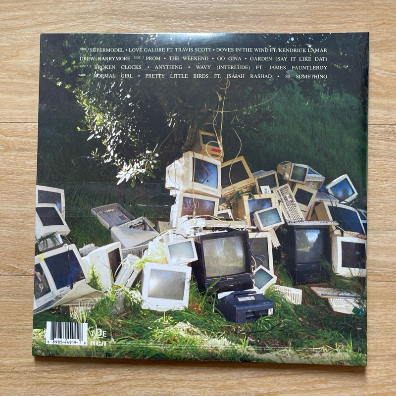 แผ่นเสียง SZA - Ctrl ,2 x Vinyl, LP, Album, Green Translucent ,EU มือหนึ่ง ซีล