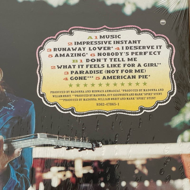 แผ่นเสียง Madonna - Music ,Vinyl, LP, Album,Vinyl ,EU มือหนึ่ง ซีล