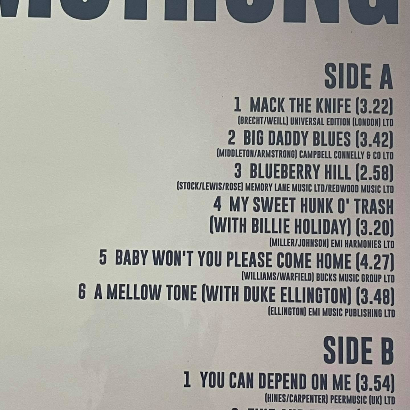 แผ่นเสียง Louis Armstrong- In A Mellow Tone ,Vinyl, LP, Album, Stereo แผ่นเสียงใหม่ ซีล