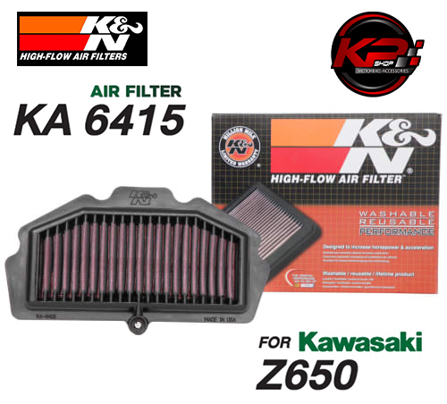 กรองอากาศ K&N KAWASAKI Z650 / VERSYS 650 (KA 6415)
